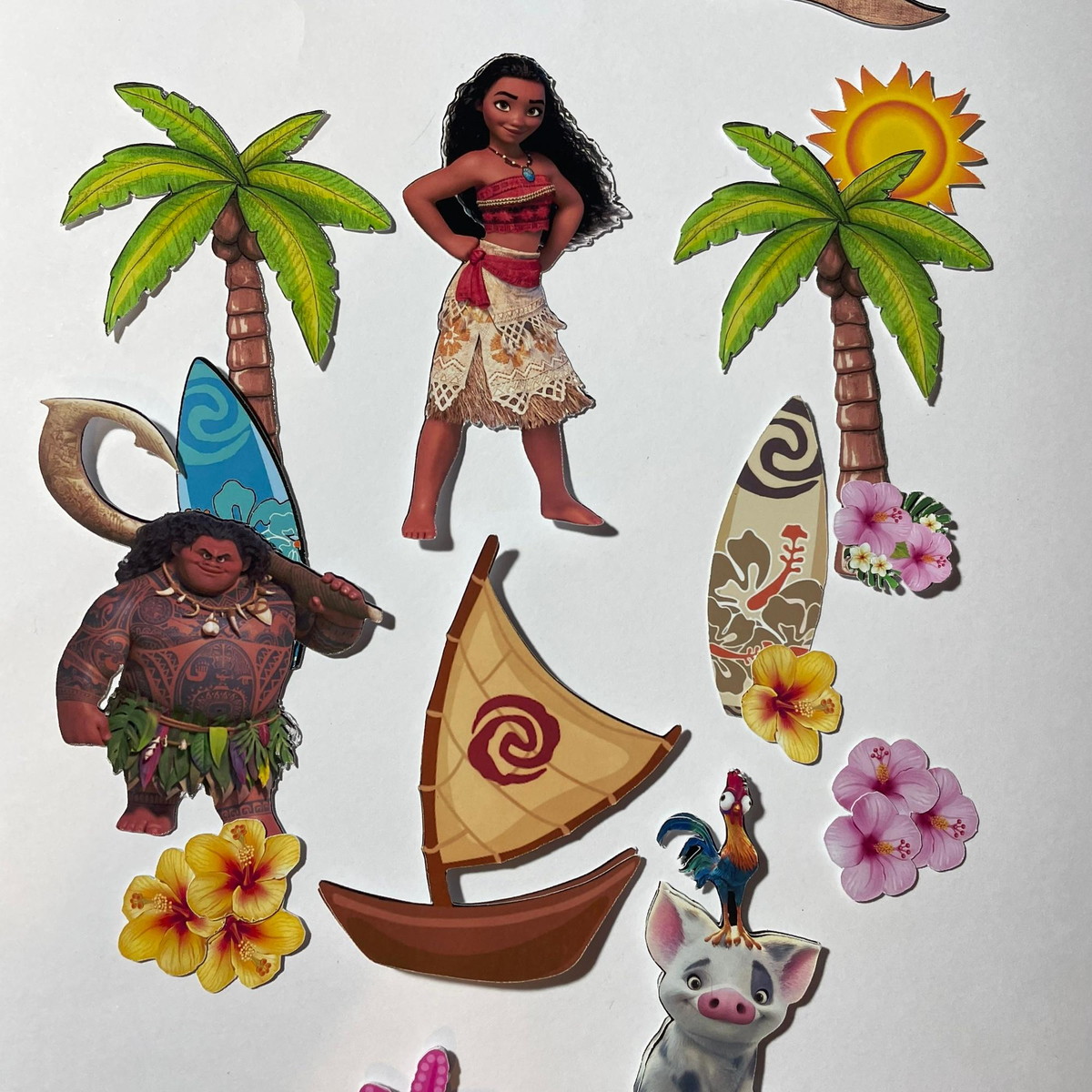 Topo de Bolo Moana - Imagem 2