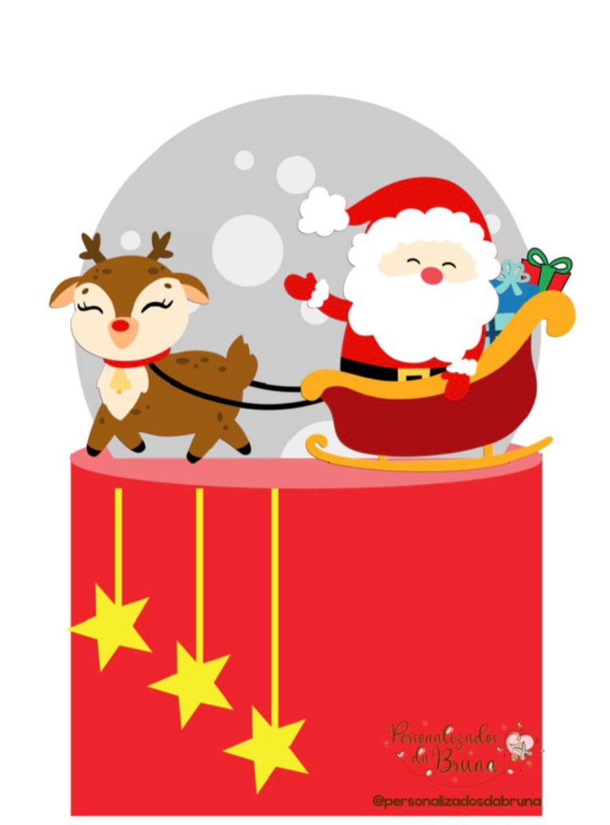 Topo de Bolo Natal