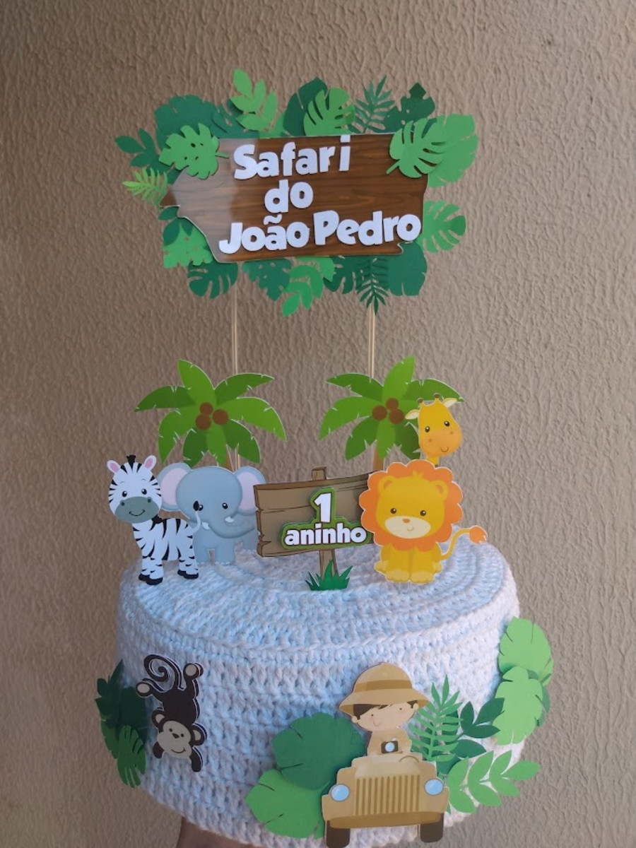 Topo de Bolo Safari - Imagem 2