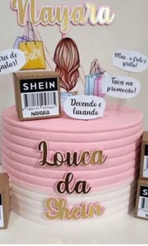 Topo de Bolo Shein - Arquivo Digital