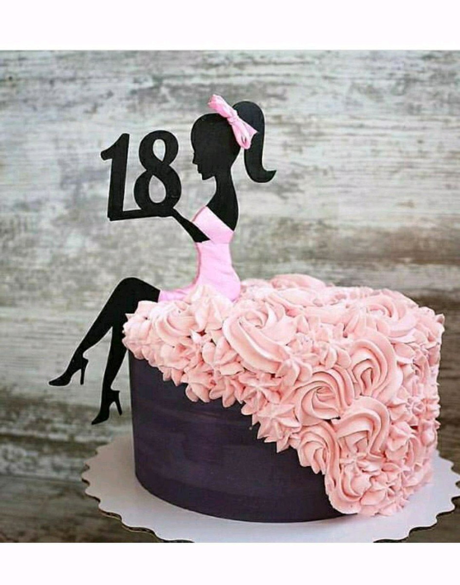 TOPO DE BOLO Silhoueta mulher + 4 ARQUIVOS A SUA ESCOLHA