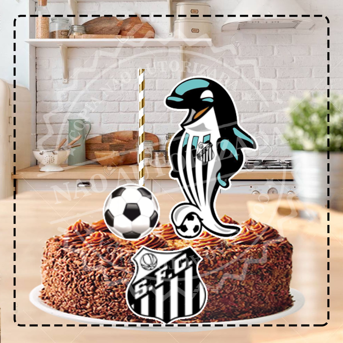 TOPO DE BOLO TIMES FUTEBOL - ARQUIVO DIGITAL