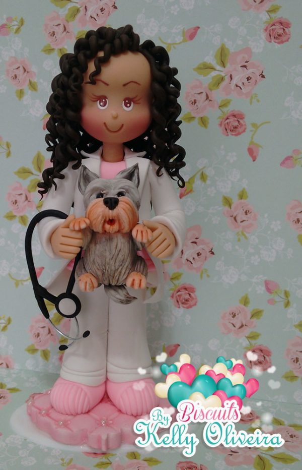 Topo de Bolo Veterinária - Imagem 2