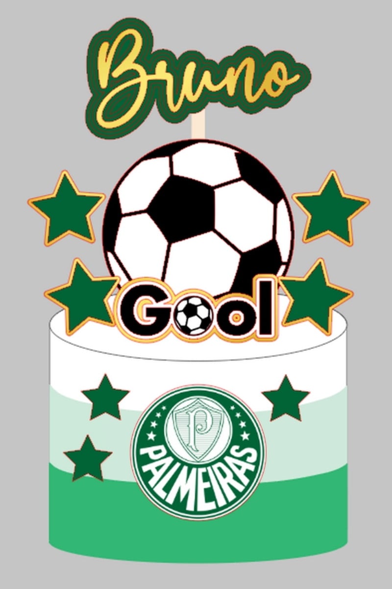 Topo Futebol - Arquivo de Corte Silhouette (cód. T352)