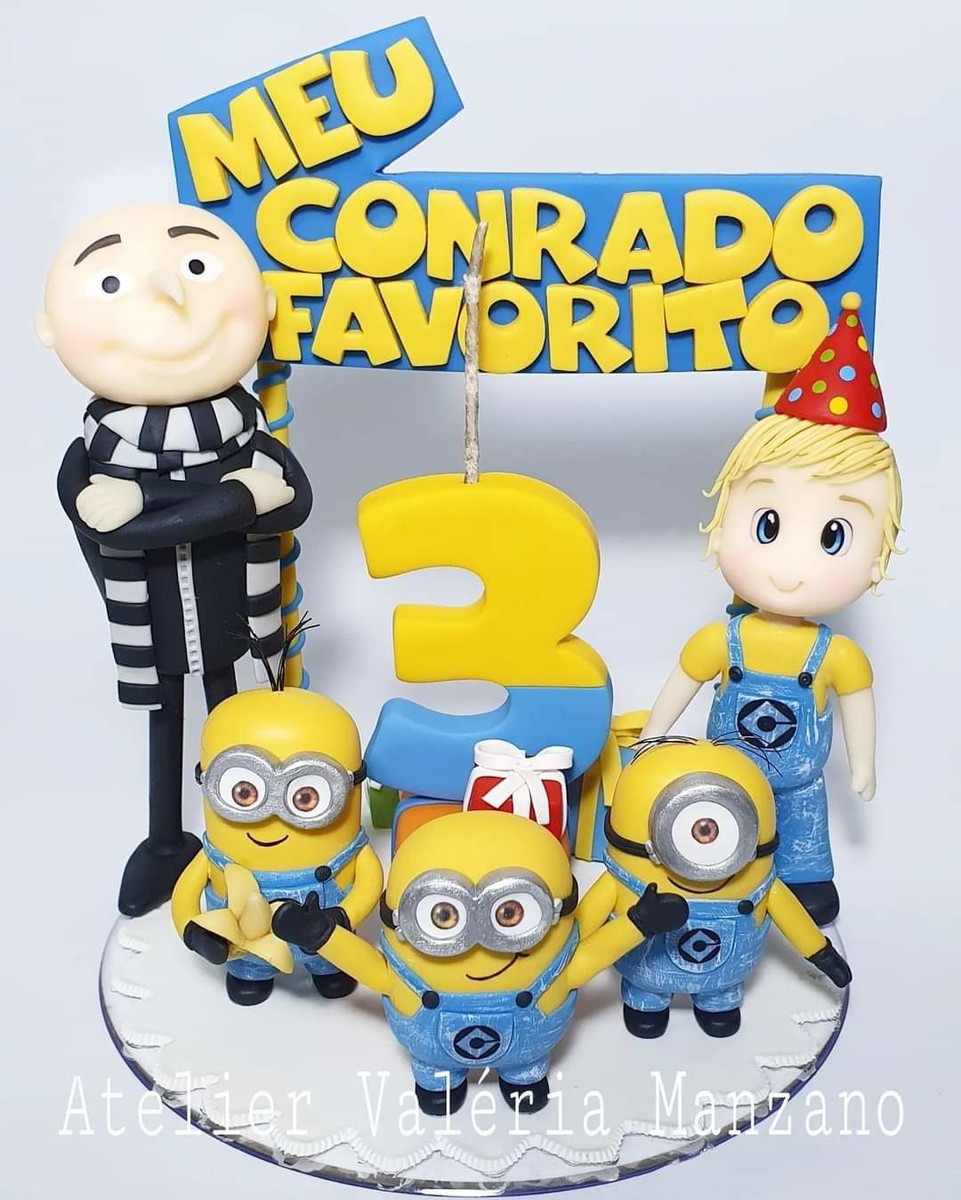TOPO DE BOLO MEU MALVADO FAVORITO