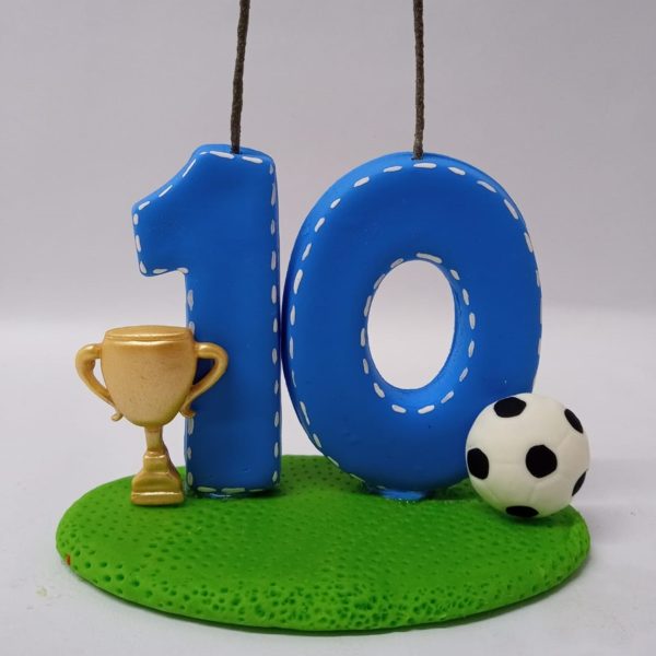 Vela Topo de Bolo Futebol - Imagem 3