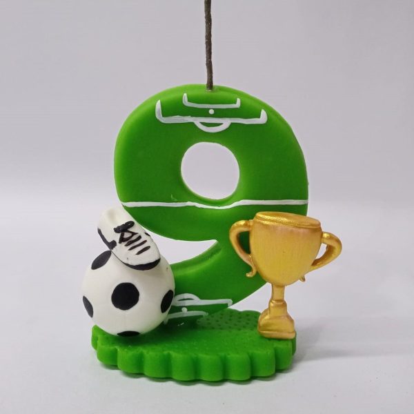 Vela Topo de Bolo Futebol - Imagem 3