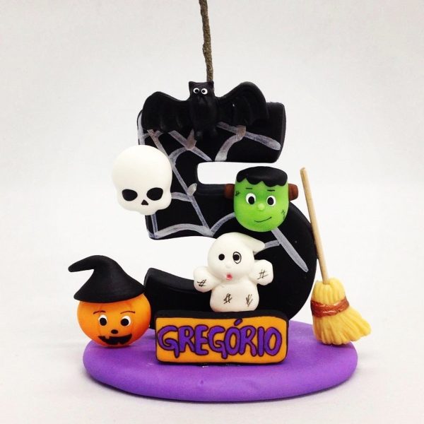 Vela Topo De Bolo Halloween - Imagem 2