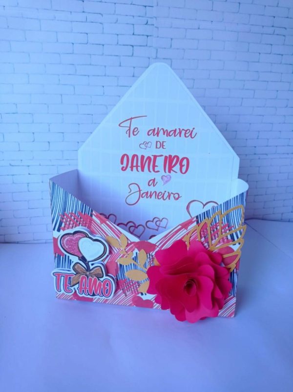 ARQUIVO CAIXA ENVELOPE DIA DOS NAMORADOS #14074 - Imagem 2