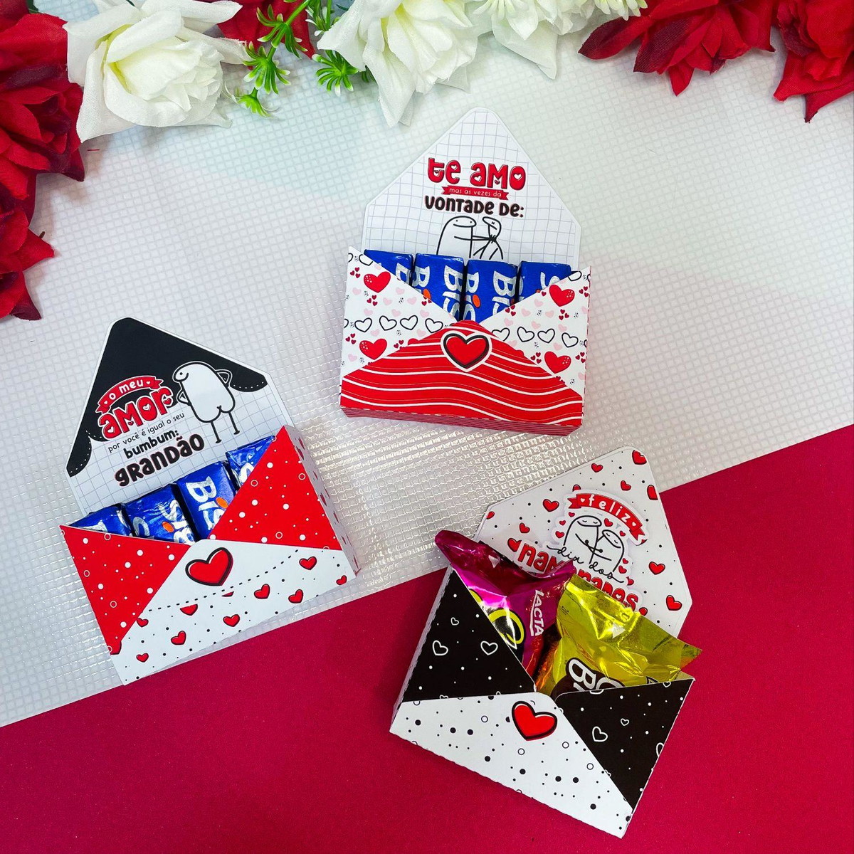 ARQUIVO CAIXA ENVELOPE PARA DOCES DIA DOS NAMORADOS #14017