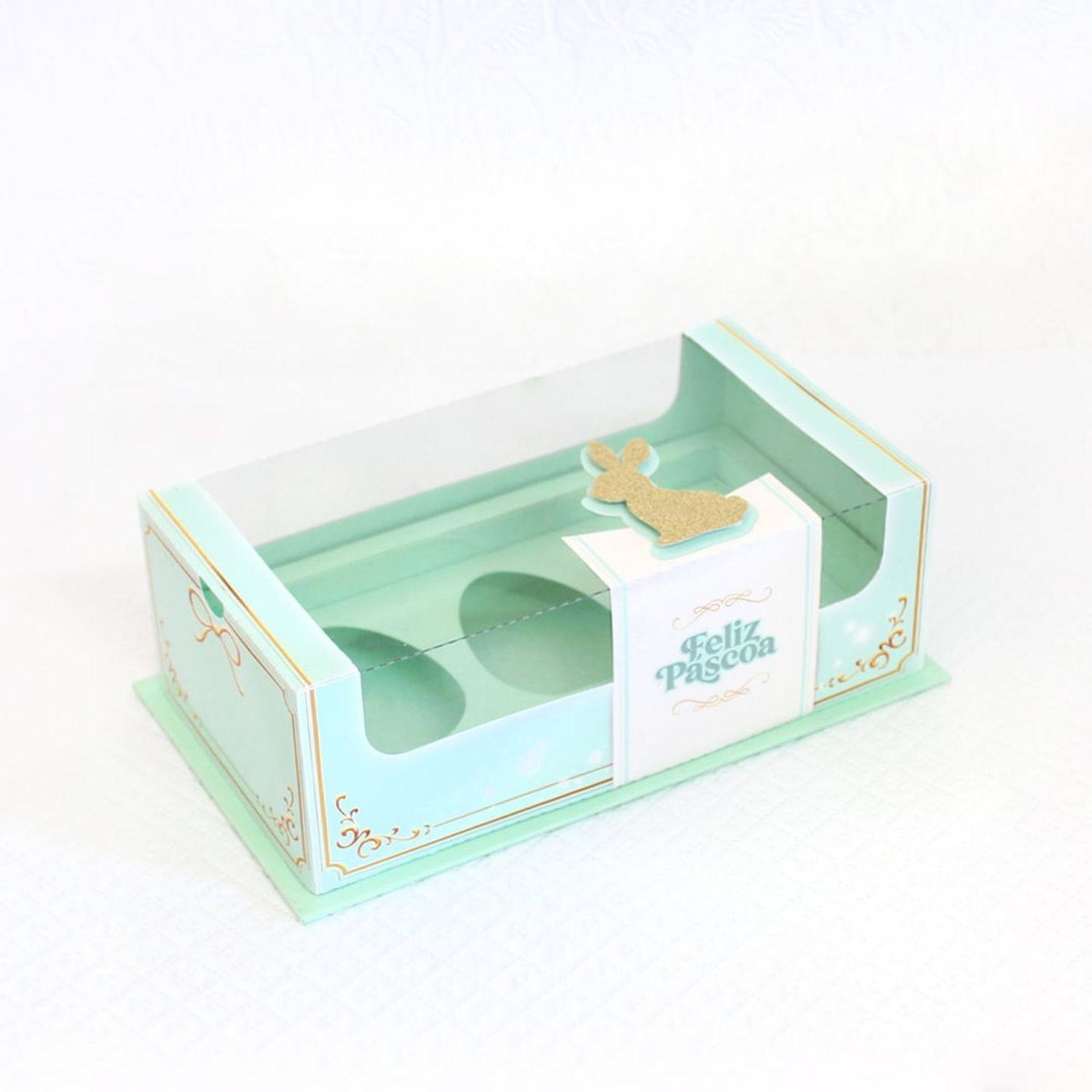 Arquivo Caixa Ovo de Colher Trio de 50g Verde Pascoa #13799