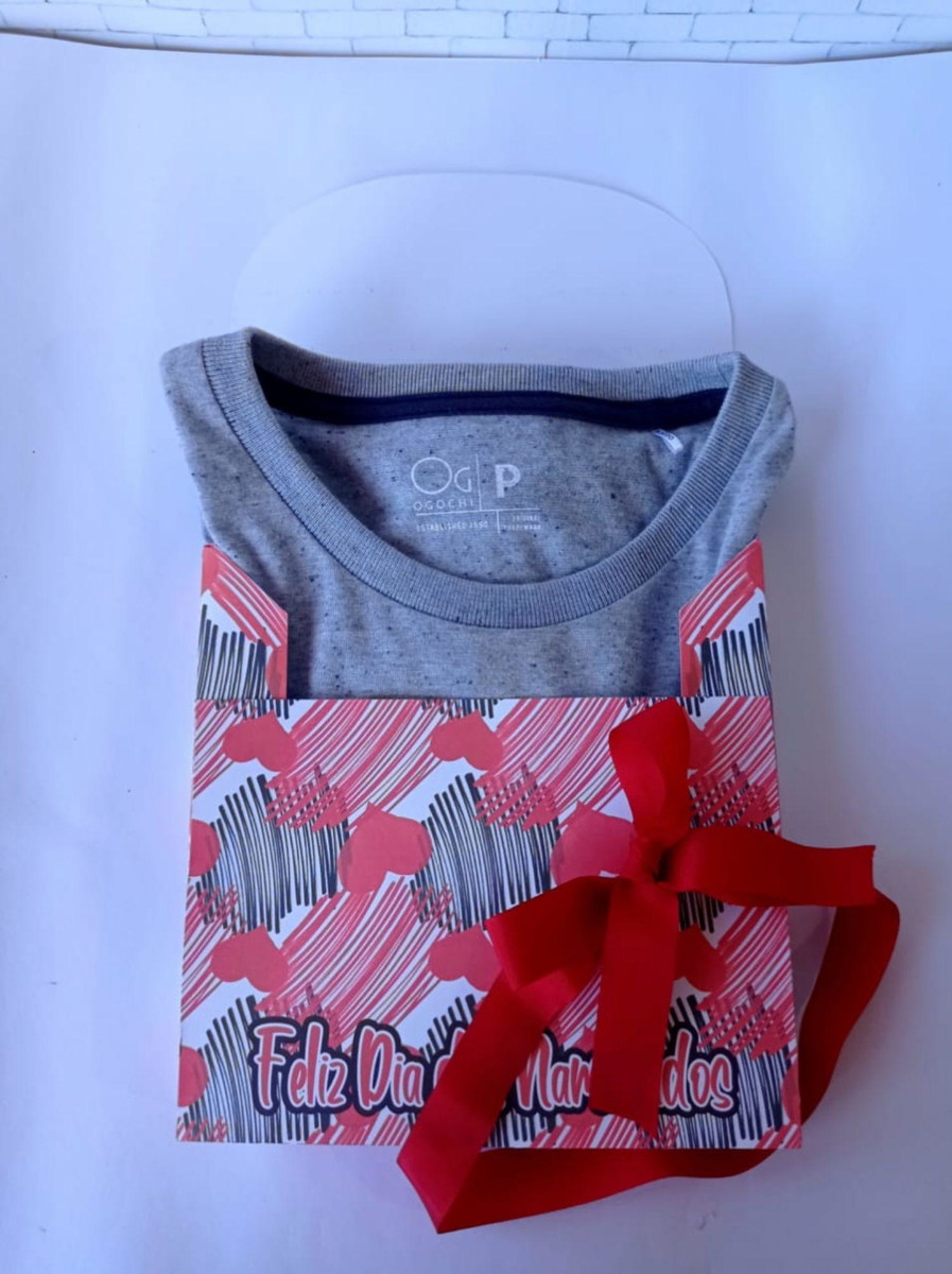 ARQUIVO CAIXA PARA BLUSA/CAMISA DIA DOS NAMORADOS #14070 - Imagem 3
