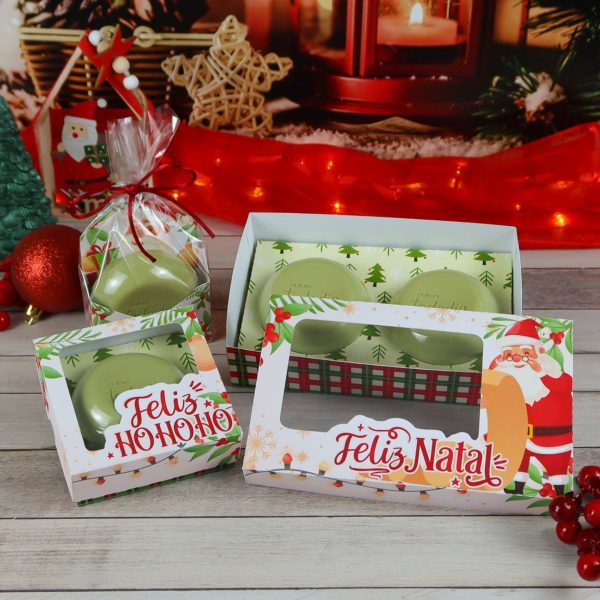 Arquivo Corte Kit Caixas Envelope para Sabonete Natal #16598