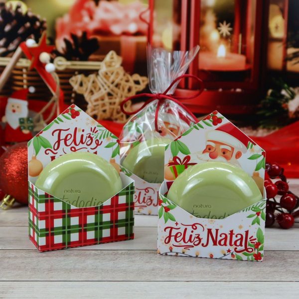 Arquivo Corte Kit Caixas Envelope para Sabonete Natal #16598 - Image 2