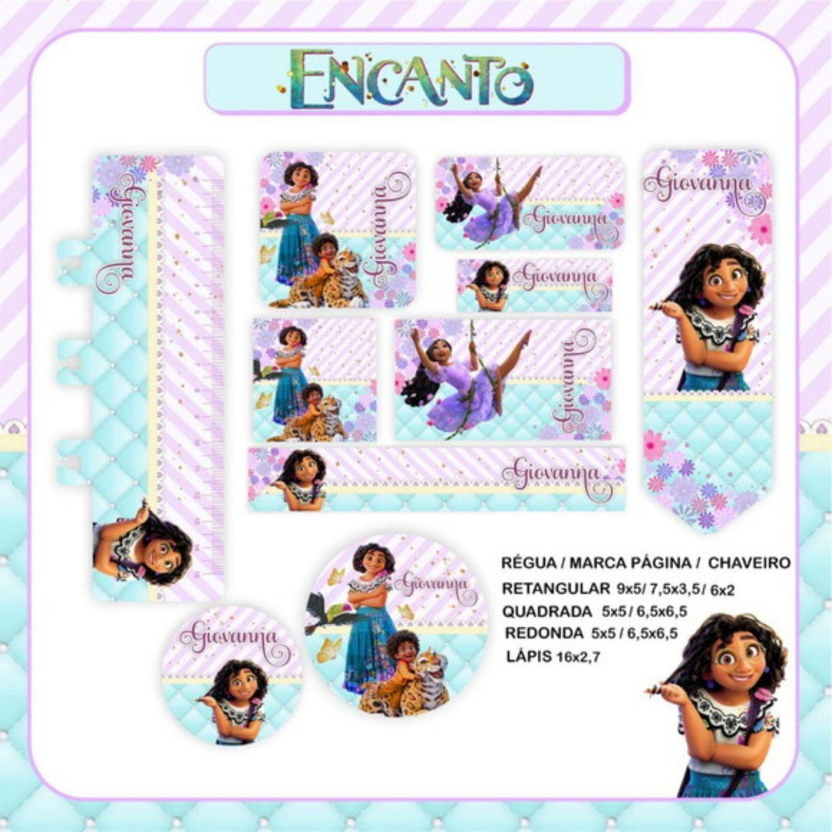 Arquivo Corte Kit Encardenação Encanto 2023 #14677