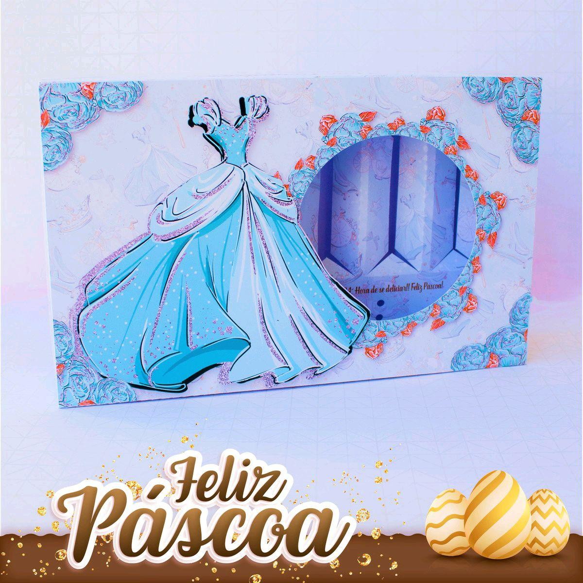 ARQUIVO CORTE PASCOA CAIXA MINI CONFEITEIRO CINDERELA #3092 - Imagem 2