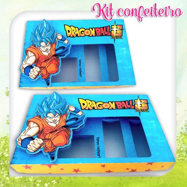 Arquivo Corte Pascoa Caixa Mini Confeiteiro Dragon Ball 3184