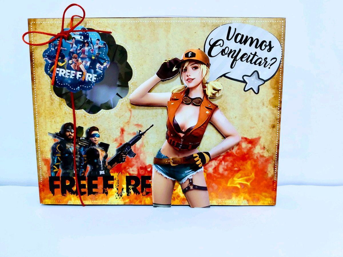 ARQUIVO CORTE PASCOA CAIXA MINI CONFEITEIRO FREE FIRE #3064