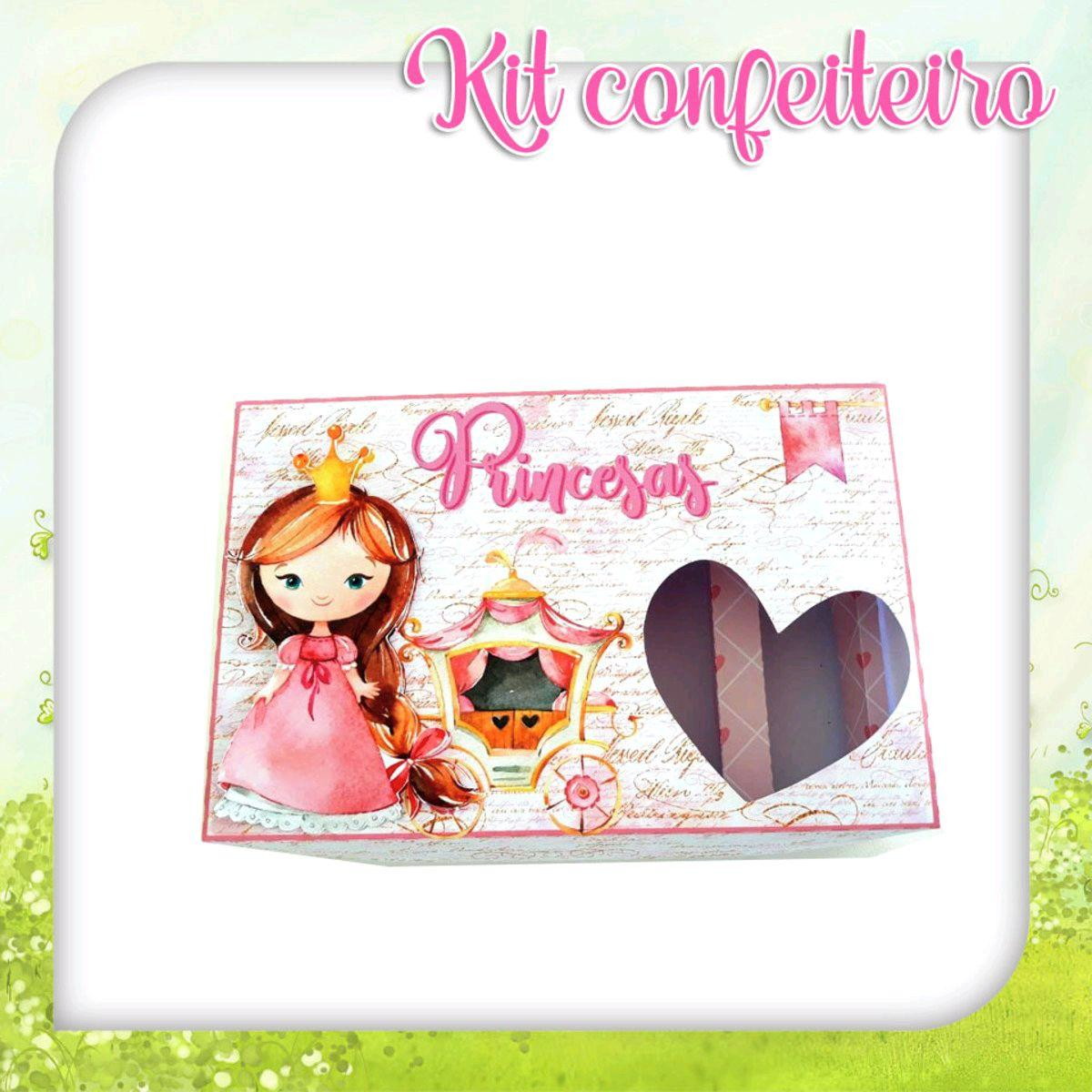 ARQUIVO CORTE PASCOA CAIXA MINI CONFEITEIRO PRINCESA #3174