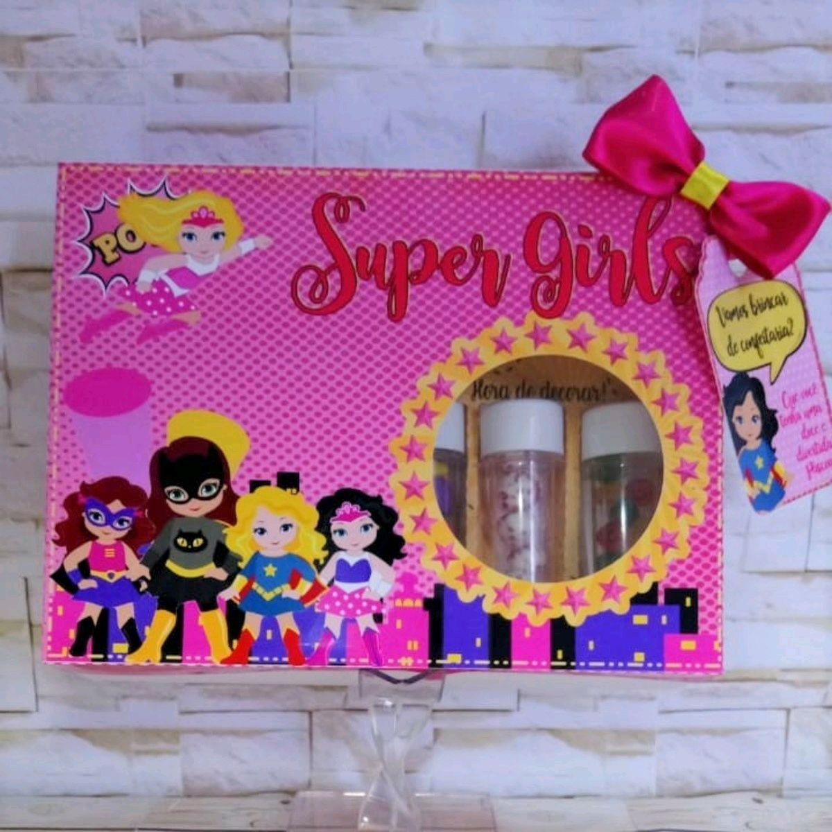 ARQUIVO CORTE PASCOA CAIXA MINI CONFEITEIRO SUPER GIRL #3114