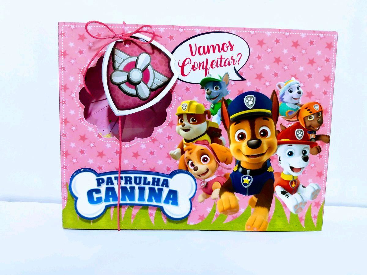 ARQUIVO CORTE PASCOA MINI CONFEITEIRO PATRULHA CANINA #3063 - Imagem 2