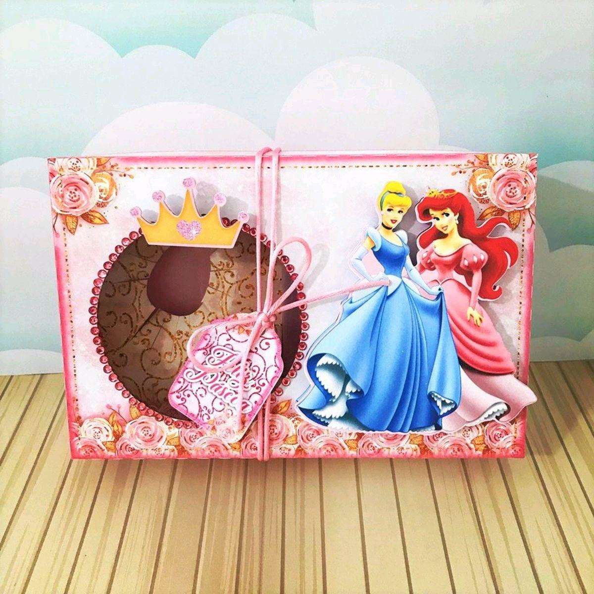 ARQUIVO CORTE PASCOA MINI CONFEITEIRO PRINCESAS DISNEY #3109 - Imagem 2