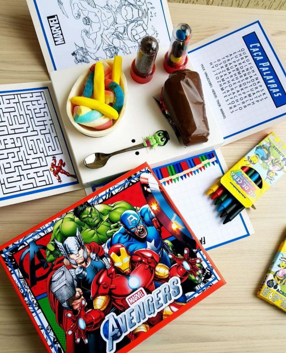 Arquivo de Caixa Explosão Mini Confeiteiro Avengers #14717