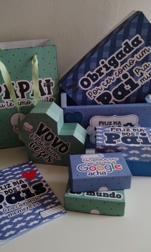 Arquivo de Corte 6 Caixas Dia dos Pais