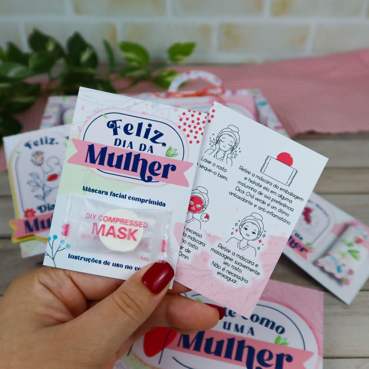 Arquivo de Corte Caixa Mini Cesta Dia da Mulher #15697 - Imagem 5
