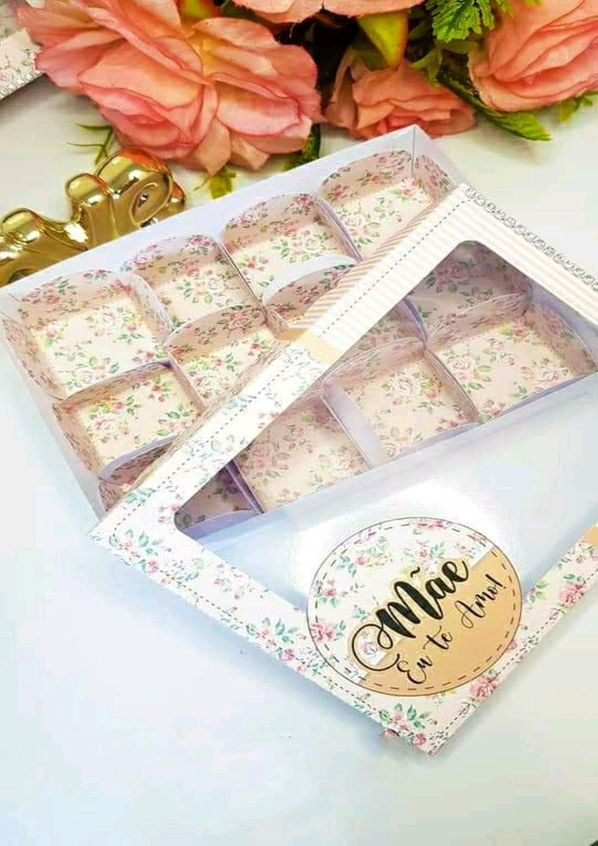 ARQUIVO DE CORTE DIA DAS MAES CAIXA PARA 12 DOCES #5213