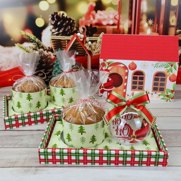 Arquivo de Corte Kit Combo Caixas Panetones de Natal #16594
