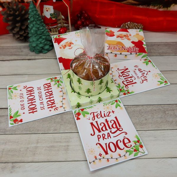 Arquivo de Corte Kit Combo Caixas Panetones de Natal #16594 - Image 4