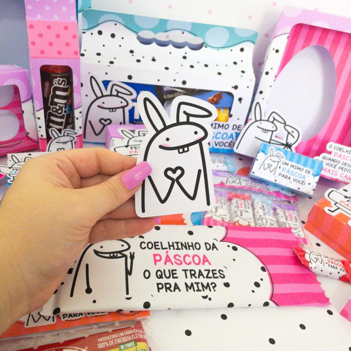Arquivo de Corte Kit Completo Frases Flork de Pascoa #13832