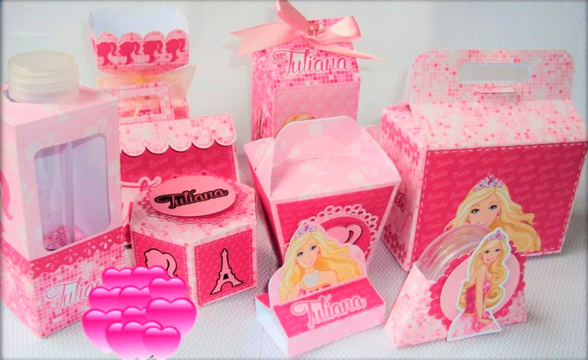 Arquivo de Corte Kit Festa Barbie #16019