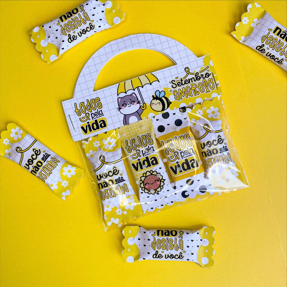 Arquivo De Corte Kit Lapelas Setembro Amarelo #15295 - Imagem 2
