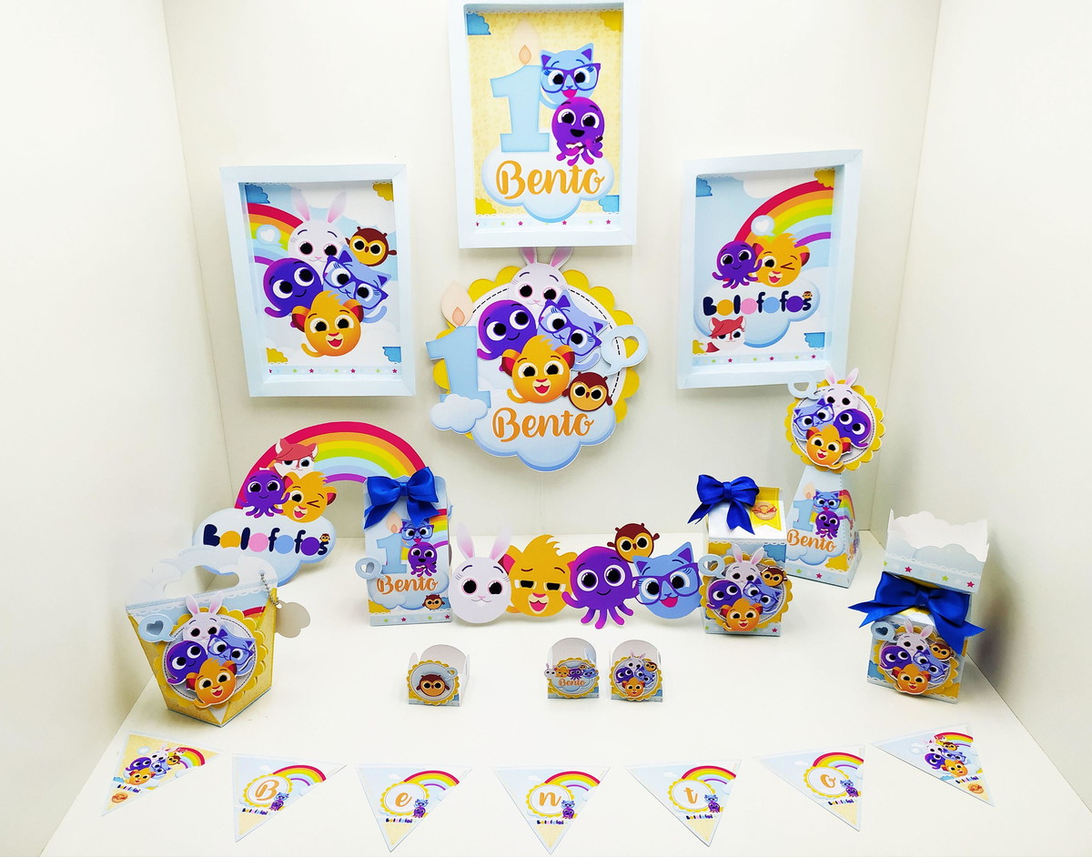 ARQUIVO DE CORTE KIT SÓ UM BOLINHO TEMA BOLOFOFO #11058