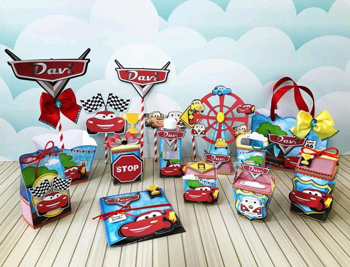 ARQUIVO DE CORTE KIT TEMA CARROS #8025 PDF STUDIO