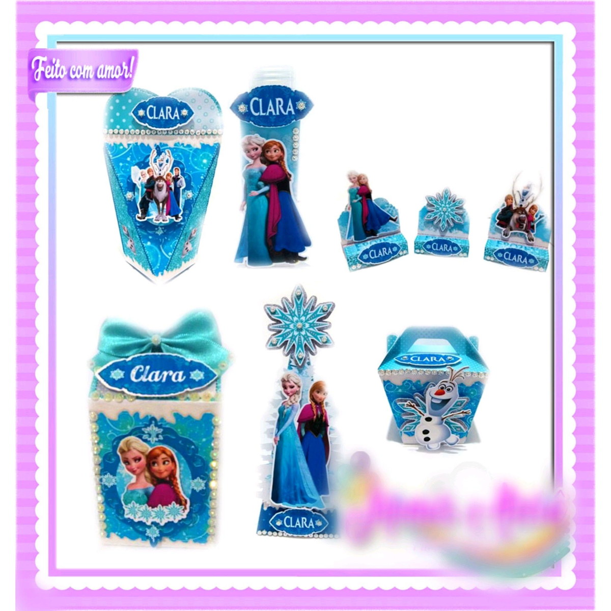 ARQUIVO DE CORTE KIT TEMA FROZEN (#11079) STUDIO