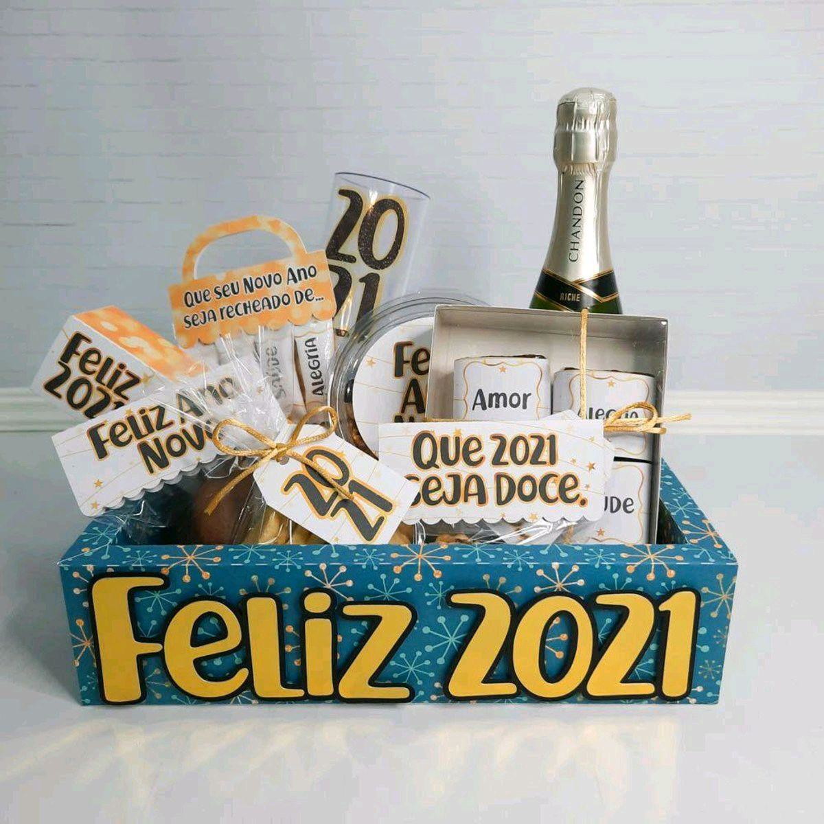 ARQUIVO DE CORTE NATAL CESTA ANO NOVO 2021 (#2079)STUDIO PDF - Imagem 2