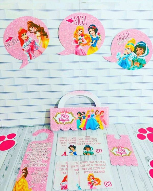 ARQUIVO DE CORTE PASCOA CAÇA AOS OVOS PRINCESAS (#3470)
