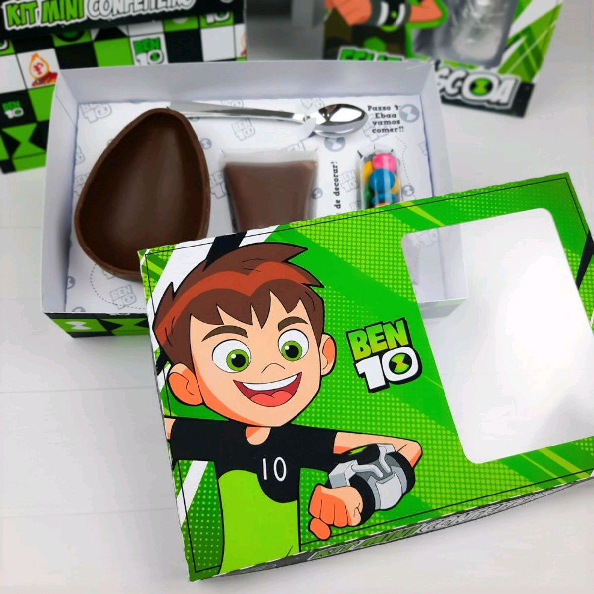 ARQUIVO DE CORTE PASCOA CAIXA MINI CONFEITEIRO BEN 10 #3361