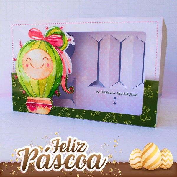 ARQUIVO DE CORTE PASCOA CAIXA MINI CONFEITEIRO CACTOS #3090