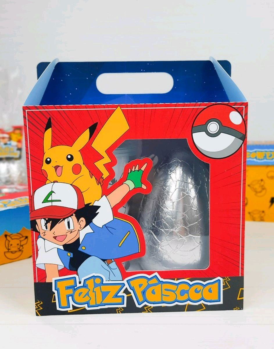 ARQUIVO DE CORTE PASCOA CAIXA OVO E COPO POKEMON (#3431) - Imagem 2