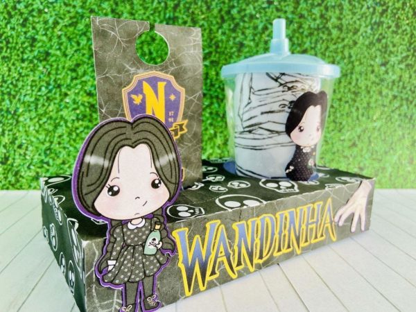 Arquivo de Corte Pascoa Caixa Ovo e Copo Wandinha #14774