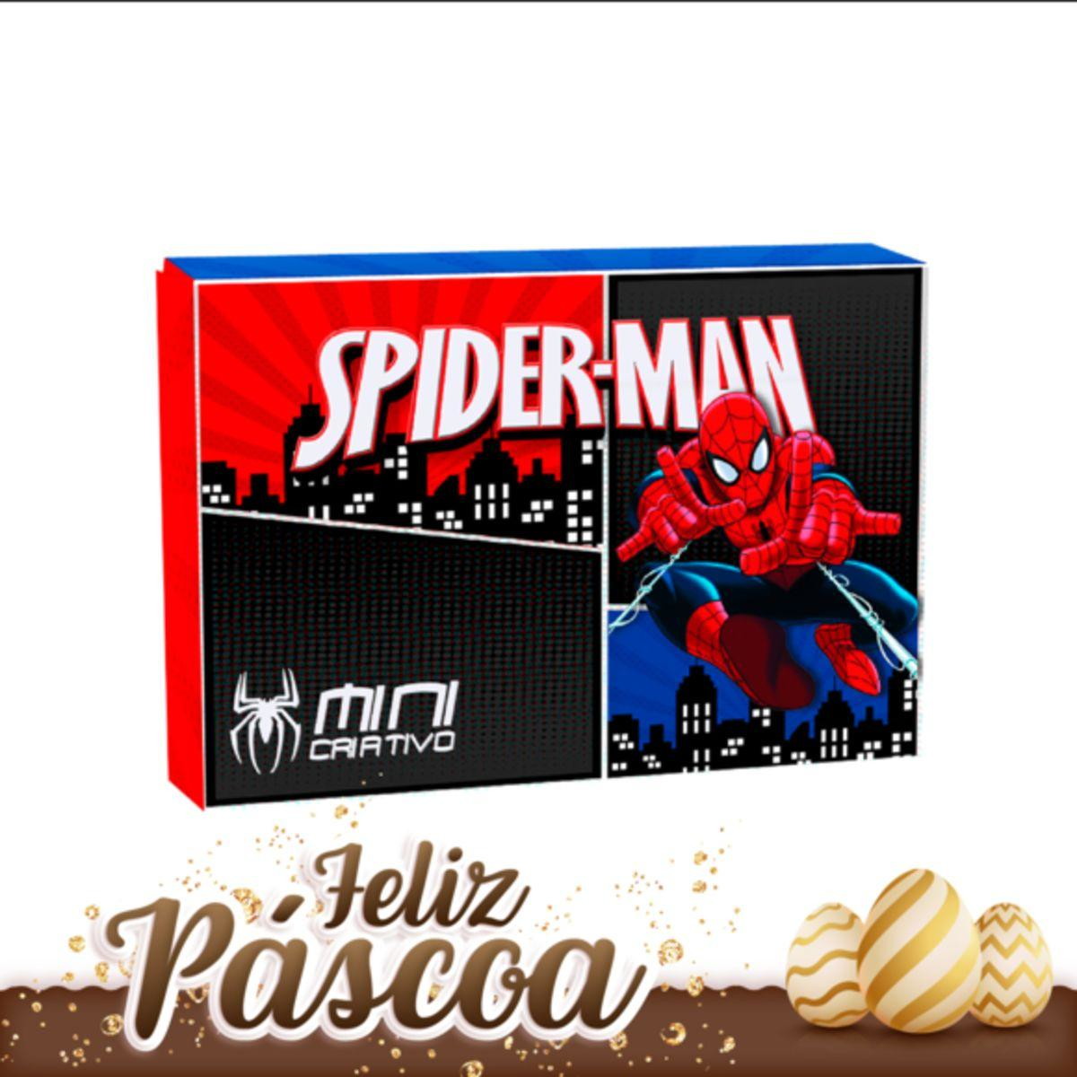 ARQUIVO DE CORTE PASCOA MINI CONFEITEIRO HOMEM ARANHA #3100 - Imagem 3
