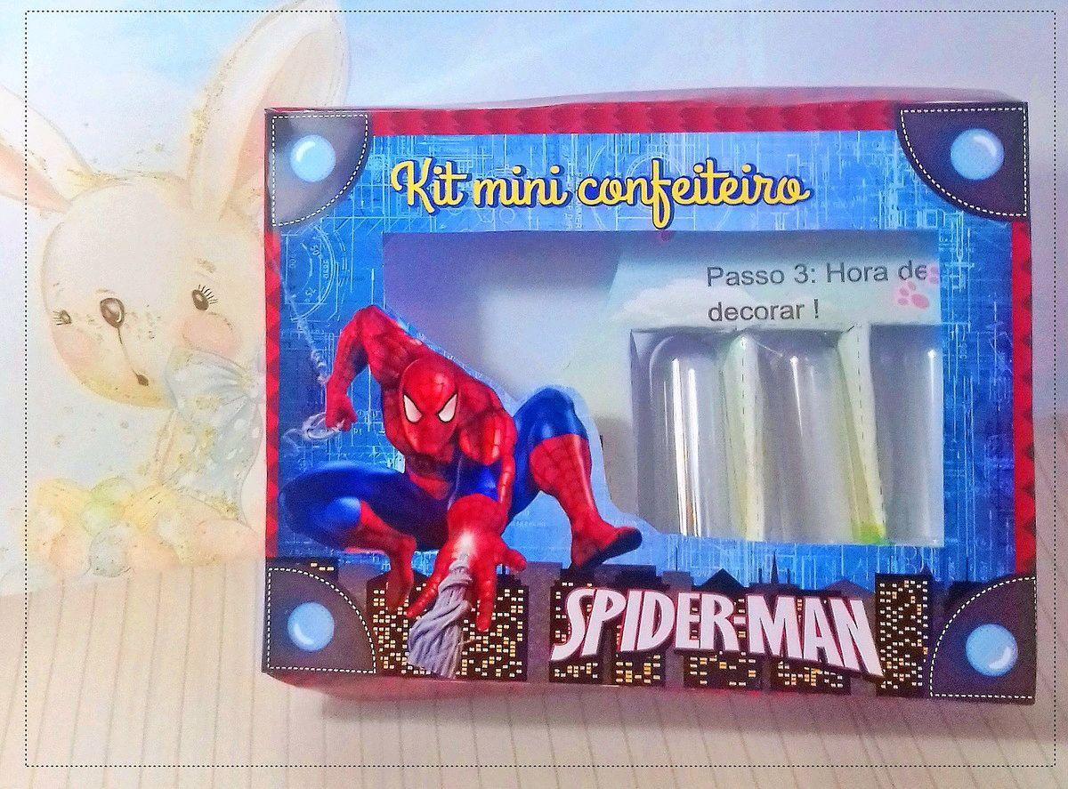 ARQUIVO DE CORTE PASCOA MINI CONFEITEIRO HOMEM ARANHA #3144