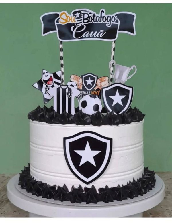 Arquivo de corte Topo de Bolo Botafogo