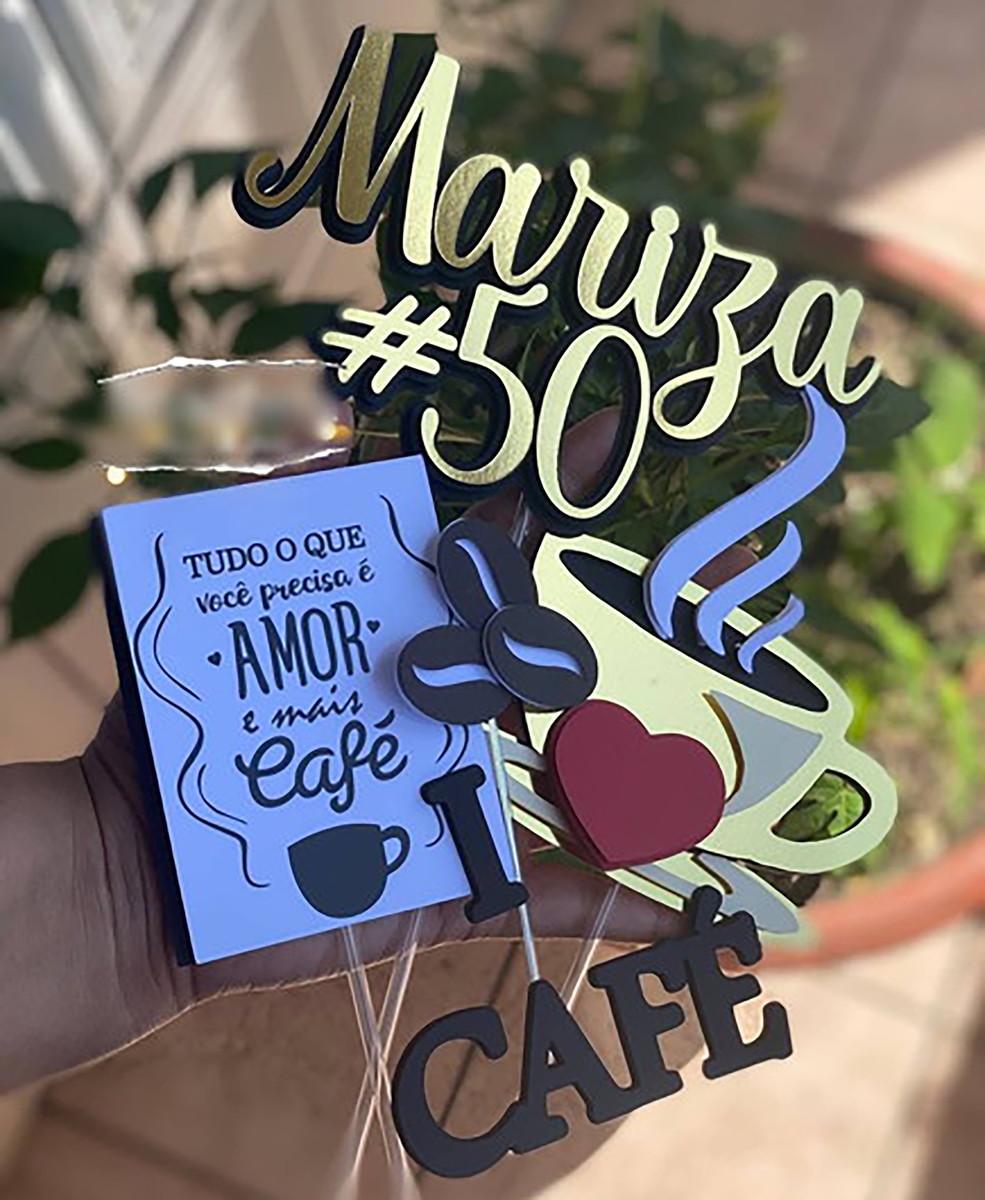 Arquivo De Corte: Topo De Bolo Café 001