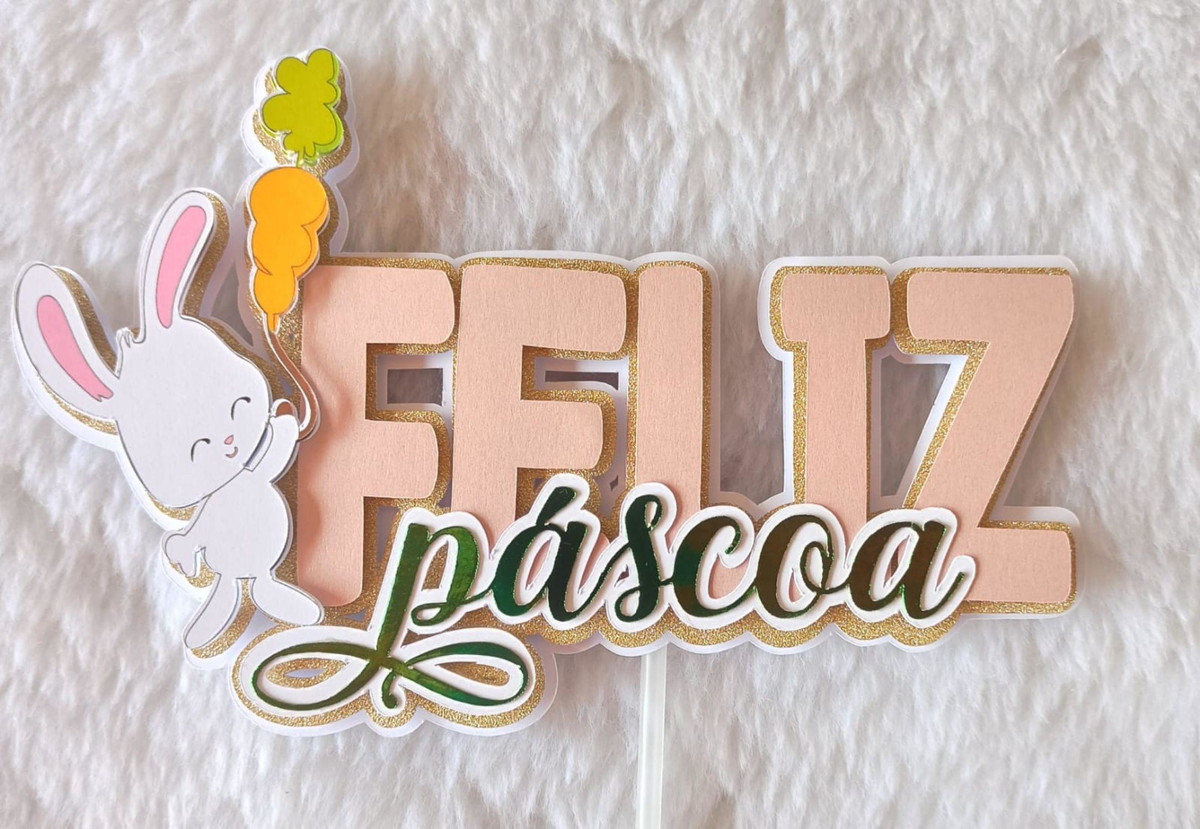 Arquivo de Corte Topo de Bolo da Páscoa #14773