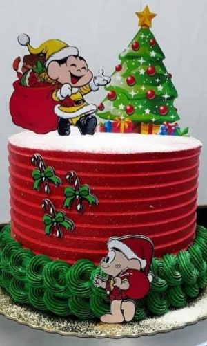 Arquivo de Corte Topo de Bolo de Natal Magali #16715